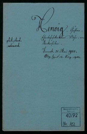 Herwig, Gustav * 24.1.1878