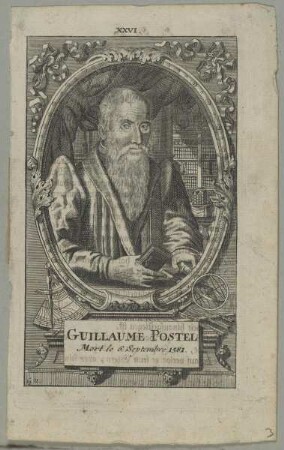 Bildnis des Guillaume Postel