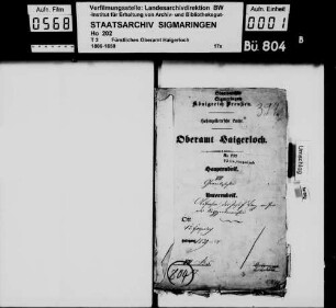 Haigerloch: Aufnahme des Josef Lenz als Rotgerbermeister