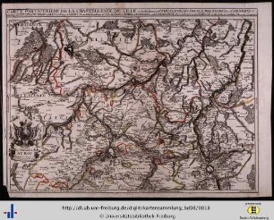Carte particuliere de la Chastellenie de Lille.