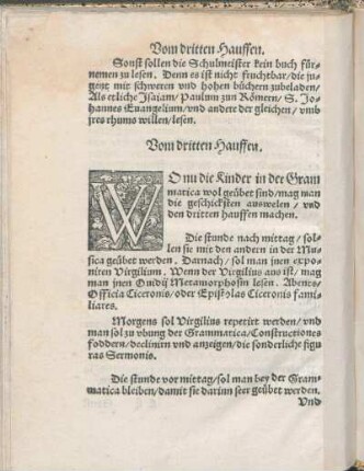 Vom dritten Hauffen.