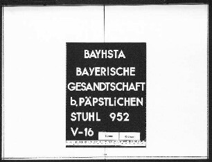 Politischer Schriftwechsel, Juli - Dezember