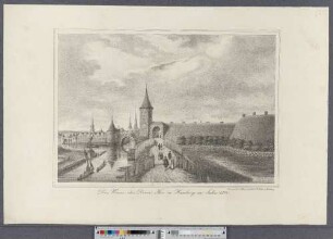 Das Winser- oder Doven-Thor in Hamburg, im Jahre 1587 (Hamburg's Vergangenheit in bildlichen Darstellungen ; I,5)