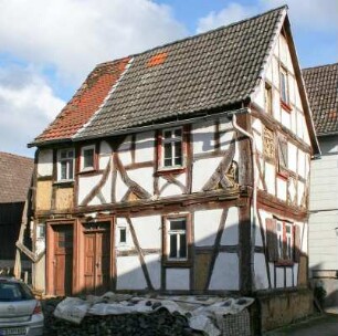 Fachwerkwohnhaus; Ranstadt, Hintergasse 14