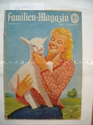 Wochenzeitschrift "Familien-Magazin" u.a. mit einem Beitrag über Prag nach der Annexion