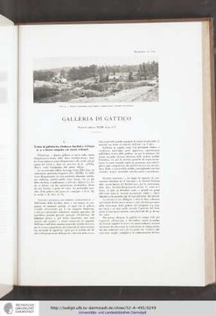 Monografia sulla galleria di Gattico