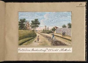 [N. 19] Der vordere Bucherstrass Wacht Posten. - Bucher Strasse, Nürnberg