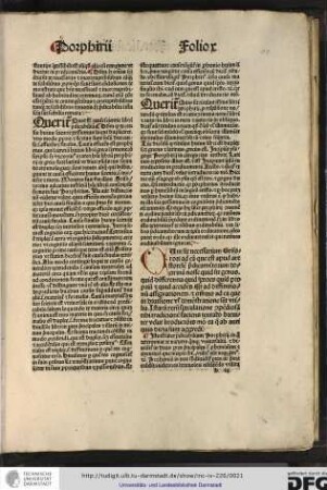 Iste est liber predicabilium Porphirii, in quo determinat de naturis quinque universalium et dividitur in duas partes principales...