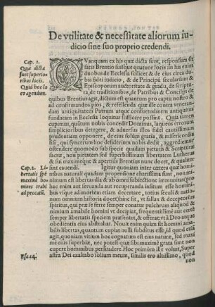 De utilitate & necessitate aliorum iudicio sine suo proprio credendi.