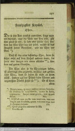 Funfzigstes Kapitel. Ehre