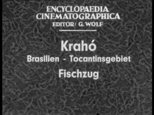 Krahó (Brasilien, Tocantinsgebiet) - Fischzug