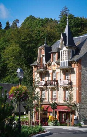 Frankreich. Basse Normandie. Orne. Bagnoles de l Orne. Alter Kurort