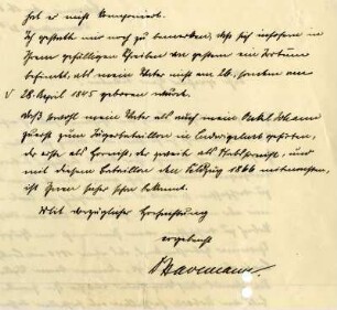 Brief von Havemann