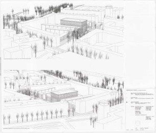 Hansjakob, Gottfried; München - Riem; Neue Messe München, Messestadt Riem - Messestadt, Wappenhalle (Perspektive)