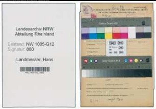 Entnazifizierung Hans Landmesser , geb. 01.07.1897 (Radiotechniker)