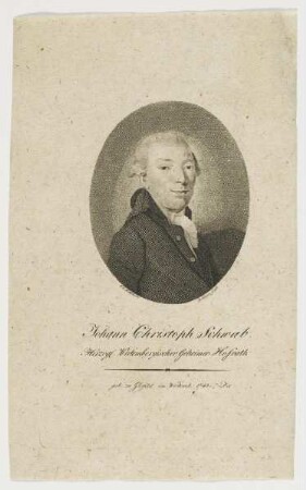 Bildnis des Johann Christoph Schwab