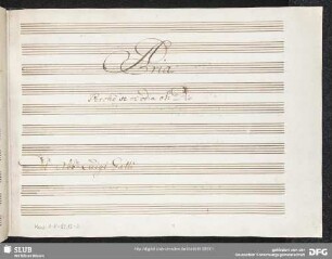 Armida. Excerpts - Mus.1-F-82,13-2 : S, ob, strings; GehG 268.2