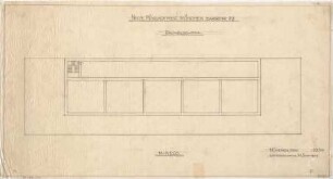 Voit, August von; München; Neue Pinakothek - Grundriss DG