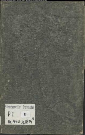 Zivilstandsregister der evangelischen Gemeinde Steinhagen, Kreis Halle (A 1814) (Gemeinde: Evangelische Gemeinde Steinhagen)