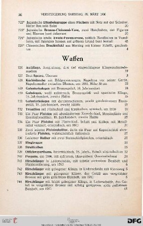 Waffen (Nr. 726-941)