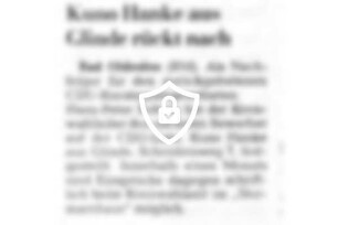 [Name maskiert] aus Glinde rückt nach