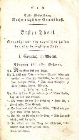 Katholisches Gesang- und Andachtsbuch