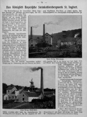 Das Königlich Bayerische Steinkohlenbergwerk St. Ingbert