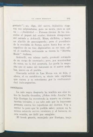 Desgracia