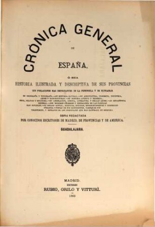 Crónica de la provincia de Guadalajara