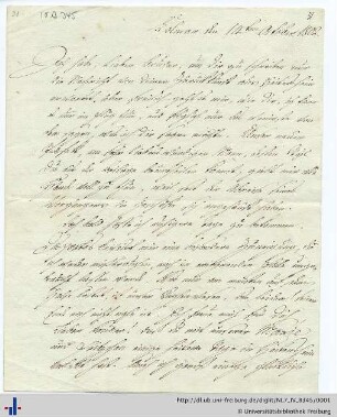 Nachlass J. G. Jacobi (NL 7/IV B 345) : Briefwechsel Pfeffel - Jacobi