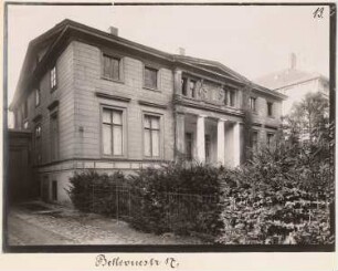 Landhaus Bellevuestraße 17, Berlin-Tiergarten: Ansicht (aus: Julius Kohte, Alt-Berlin, Bauwerke in Berlin und Charlottenburg, aufgenommen 1907-1914)