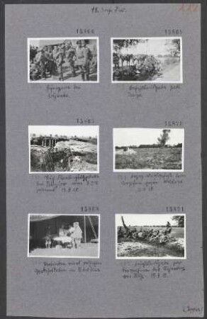In Galizien und Rußland/östl. Kriegsschauplatz: Befehlsausgabe südl. Tialya
