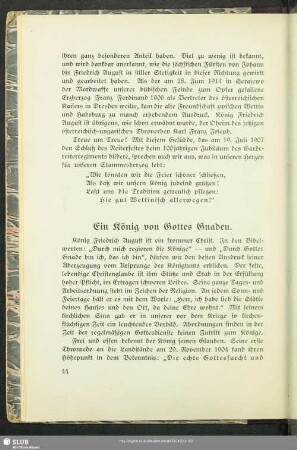 Ein König von Gottes Gnaden