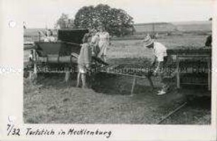 Torfgewinnung in Mecklenburg