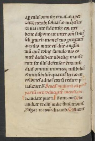 Benedictio super mulierem