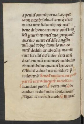 Benedictio super mulierem