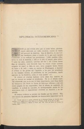 Diplomacia interamericana