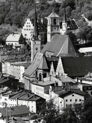 Blick über die Dächer von Wasserburg am Inn