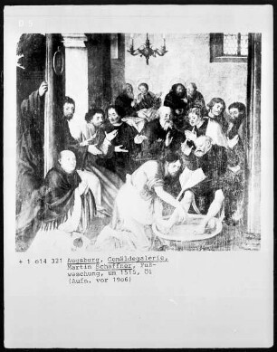 Erster Wettenhausener Altar — Fußwaschung