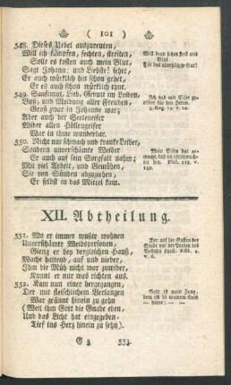 XII. Abtheilung.