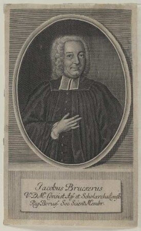 Bildnis des Jacobus Bruckerus