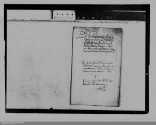 Finanzverwaltung der Fürstin Dorothea Elisabeth von Nassau-Dillenburg, geb. Herzogin von Liegnitz-Brieg