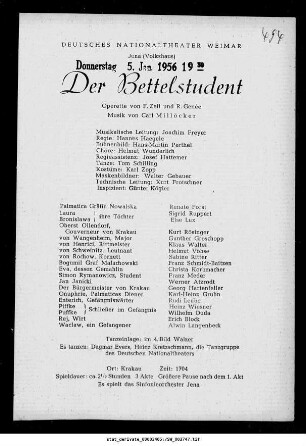 Der Bettelstudent