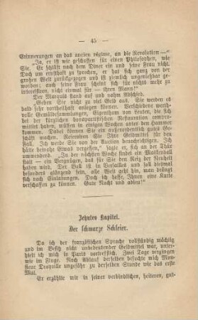 Zehntes Kapitel. Der schwarze Schleier
