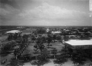 Blick von der protestantischen Kirche in Lome nach Norden.