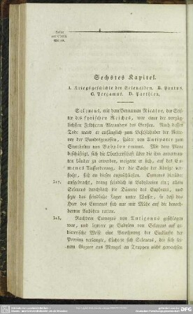 Sechstes Kapitel. A. Kriegsgeschichte der Seleuciden. B. Pontus. C. Pergamus. D. Parthien