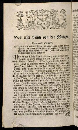 436-476, Das erste Buch von den Königen.