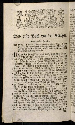 436-476, Das erste Buch von den Königen.
