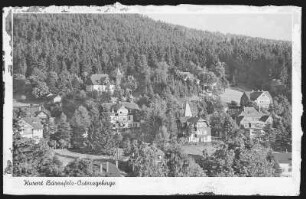 Bärenfels. Blick auf Bärenfels