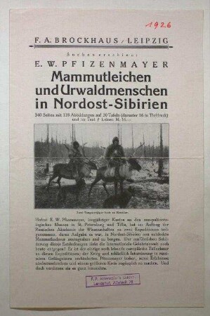 Buchbesprechung zu "Mammutleichen und Urwaldmenschen in Nordost-Sibirien"